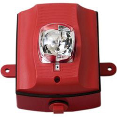 System Sensor SpectrAlert Advance SRK-P unmarked red wall-mount 