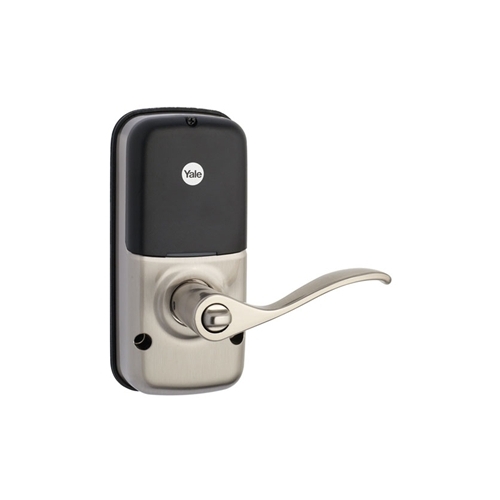 Yale Yrl220zw619 Satin Nickel Z Wave Touchscreen Lever Door Lock