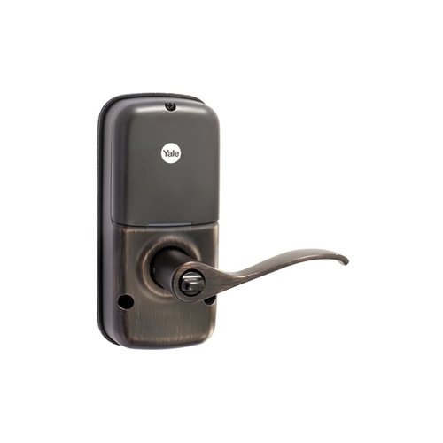 Yale Yrl220zw10bp Oil Rubbed Bronze Z Wave Touchscreen Lever Door Lock