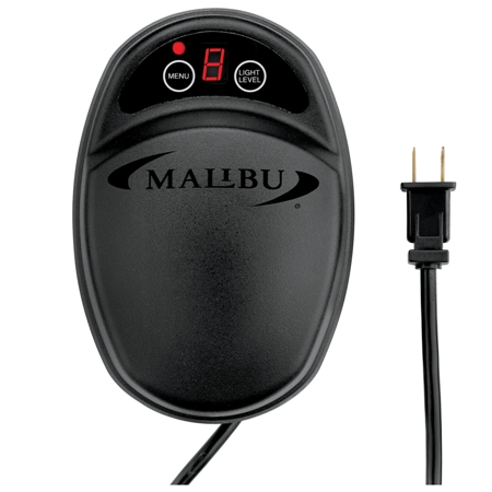 w/ Photo Eye Sensor and Timer Malibu 3100-1020-01-20 Watt Low Voltage Power Pack Transformer Black Matte 